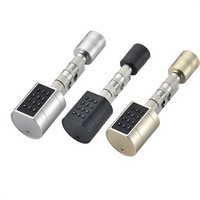 Serrure intelligente pour porte en bois QISIDUN, cylindre à profil européen haute sécurité, avec application TTlock Tuya, serrure intelligente à empreintes digitales