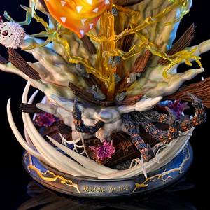 HESPER 51CM Grande Figurine Lumineuse Manga <span class=keywords><strong>Demon</strong></span> <span class=keywords><strong>Slayer</strong></span> Agatsuma Zenitsu PVC Anime Figura Cadeau Jouets pour Adultes - Product Image 3