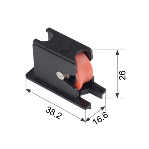 Accesorios <span class=keywords><strong>de</strong></span> polea <span class=keywords><strong>de</strong></span> ventana <span class=keywords><strong>de</strong></span> pantalla <span class=keywords><strong>de</strong></span> Oriente Medio Rodillo <span class=keywords><strong>de</strong></span> plástico para puerta y ventana - Product Image 2