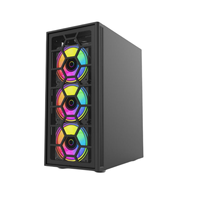 OEM ATX ITX Casing PC Casing Komputer Gaming Hitam