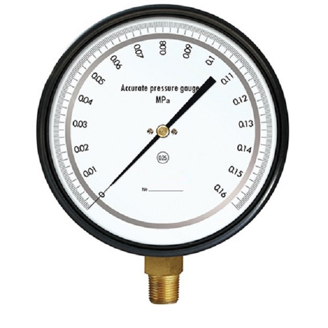 Taiwan Black Steel Precision Test Pressure Gauge