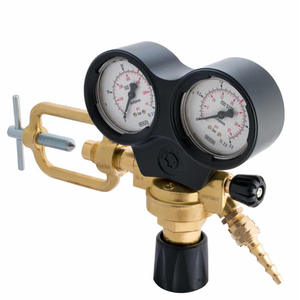 Vanne de réduction de pression en laiton de type italien pour oxygène, propane, argon, CO2, acétylène, régulateur de pression pour usage industriel, modèle européen - Product Image 1