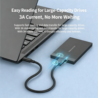 Câble USB Type C vers Micro USB à haute vitesse avec gaine en PVC pour la charge et le transfert de données des appareils mobiles