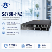 CloudEngine S6780-H4Z 16Tbps 4-Slot Flexible Card Campus Data Center Switch 400GE 100GE 24 Port 10g Sfp 2x40g L3 Managed Switch