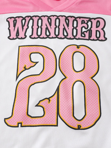 <span class=keywords><strong>T</strong></span>-shirt estiva da donna Casual da calcio <span class=keywords><strong>con</strong></span> scollo a <span class=keywords><strong>V</strong></span> e gonna a sbuffo 2 pz Set stampa modello per bambini - Product Image 4