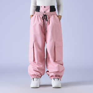 Pantalons <span class=keywords><strong>de</strong></span> <span class=keywords><strong>ski</strong></span>/snowboard pour hommes et femmes, hiver, extérieur, coupe-vent, imperméables, chauds, 100% polyester, coupe ample, transfrontalier - Product Image 6