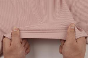 Hot Bán Tùy Chỉnh Kích Thước Thoải Mái 180G Mịn Sườn Đan Căng Vải 18% Spandex 82% Nylon Yoga Thể Thao Vải - Product Image 4