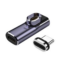 Nouvel adaptateur magnétique USB 100W USB 4.0 Type C pour chargeur magnétique de téléphone, connecteur de charge rapide pour appareil USB C