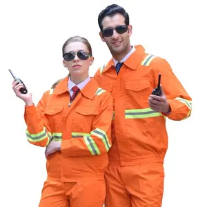 Bauherren Arbeits kleidung Hosen Hi Vis Kleidung Orange Arbeits kleidung billige reflektierende Arbeits outfits