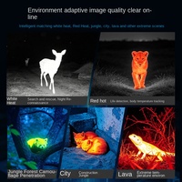 Télémètre binoculaire à vision nocturne infrarouge avec zoom numérique 18x, connexion Wi-Fi, appareil pour faible luminosité