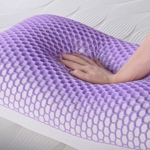 <span class=keywords><strong>Almohada</strong></span> de Espuma Viscoelástica con Rejilla de Gel y Soporte para Cuello, Hombros y Espalda - Product Image 3