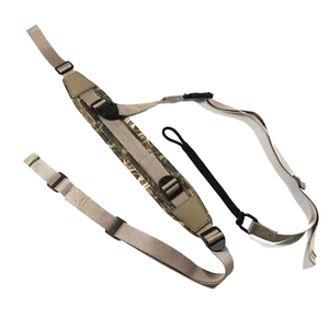 Correa de Hombro Táctica Ajustable de Camuflaje, Giratoria, Sin Perforación, Tipo Sling, de Dos Puntos, Acolchada de Nailon, para Caza - Product Image 1