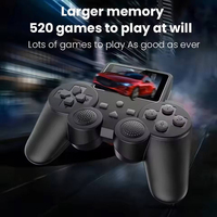 INNOASIA S10 Konsol Video Game Mini Klasik 2.4-inci Sistem Operasi Linux Layar Warna Sentuh Bebas Sentuhan Layar (Touch Screen-Free) Game Genggam Cetakan Pribadi