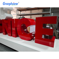 Grandes lettres lumineuses LED géantes pour enseignes de magasin, panneaux publicitaires lumineux sans fin, lettres lumineuses pour enseignes d'entreprise, logo de magasin