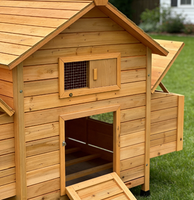 Vente en gros de poulaillers en bois haut de gamme personnalisés et étanches, cage spéciale pour poules pondeuses, maison pour animaux de compagnie écologique en plein air