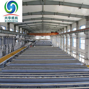 Mesin Pembuat Kertas Kraft Daur Ulang Kertas Bekas dengan Gearbox Bearing Pompa PLC Kecepatan Tinggi 300 Ton Per Hari Kertas Bergelombang Fluting - Product Image 2