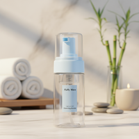 Flacon distributeur de mousse nettoyante pour soins de la peau en plastique PET vide de 30 ml, 60 ml, 100 ml, 150 ml, 200 ml, flacon cosmétique en mousse PET