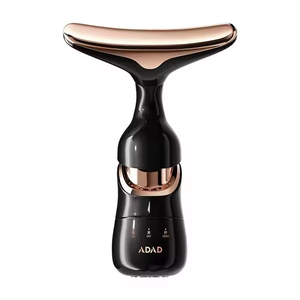 Appareil de beauté pour usage domestique, masseur facial vibrant anti-âge, raffermissant la peau, éliminateur de rides du visage, lifting du cou, avec 3 têtes - Product Image 5