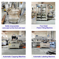 Ligne de production de jus de fruits à l'eau de noix de coco Machine d'étiquetage de remplissage liquide pour bouteilles en PET bouteilles en verre pour huile