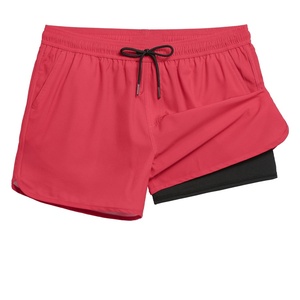 Custom Summer Mens <b>Slim</b> <b>Fit</b> Blank Swim <b>Shorts</b> Swim Trunks 7 Inch Quick Dry Polyester Mens Bathing Suits with Mesh Lining - Product Image 5