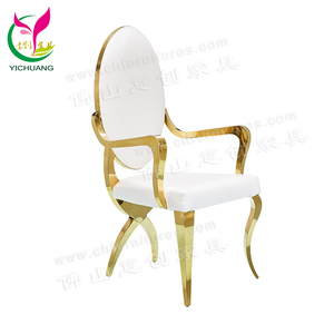 Moderno in acciaio inox pranzo banchetto sedie durevole <span class=keywords><strong>nuovo</strong></span> Design per il matrimonio o casa ufficio per soggiorno Apartment-HYC-SS11A - Product Image 5