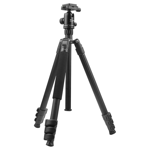WF WT-6627 Aluminum Alloy Mobile Phone Tripod Stand High Quality Professional Tripod for Video Cameras with Ball Head