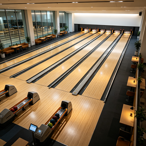 Mini-terrain de <span class=keywords><strong>bowling</strong></span> à vendre – Conception compacte avec pistes Duckpin et système de notation pour les petites salles de jeux - Product Image 6