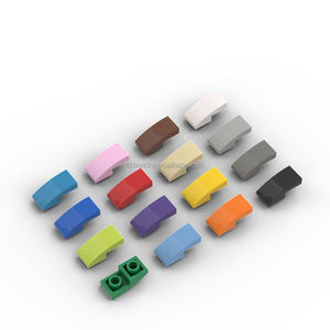 24201 Bloques de Construcción Curvos en Pendiente 2x1x 2/3 Invertidos Multicolores para Construcción DIY y Proyectos MOC Personalizados - Product Image 1