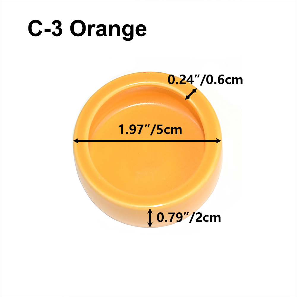 C-3 Redondo Cerámica Naranja