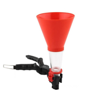 Embudo para Aceite de Motor con Soporte Fijo Ajustable, Boquilla de Llenado sin Goteo, Kit de Herramientas para Verter Aceite, Boquilla de Llenado de Aceite para Automóvil, Nuevo