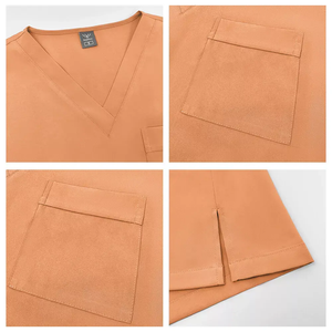 ชุดยูนิฟอร์มทางการแพทย์ผ้าสแปนเด็กซ์สำหรับผู้ชายและผู้หญิงเครื่องแบบทำงานในโรงพยาบาลและทันตกรรม - Product Image 5