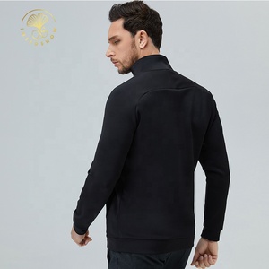 Chất Lượng Cao Mens Tập Thể Dục Quần Áo Tập Thể Dục Trống Đầy Đủ Zip Thể Thao Chạy <span class=keywords><strong>Softshell</strong></span> Tùy Chỉnh Polyester Ngoài Trời Theo Dõi Áo Khoác Cho Nam Giới - Product Image 6