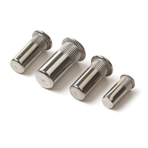 Xinmaoda Écrous à riveter aveugles en acier inoxydable 304, filetage métrique M4 M10, inserts de qualité A à fente - Product Image 1