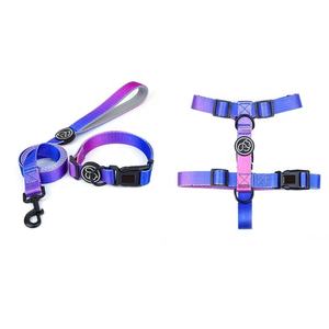 Arnés de nailon con forma de H para perro, Correa y Collar para perro, personalizado, de alta gama - Product Image 1