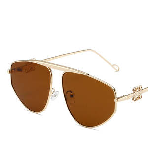 新趋势中国定制时尚古典男士太阳镜设计师金属飞行员太阳镜 - Product Image 4