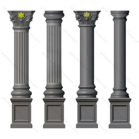 Moule ABS Haute Précision pour Colonnes Rondes en Béton Type Colonne Romaine d'Extérieur pour Coffrage de Piliers Domestiques et de Construction Industrielle