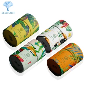 Custom <b>Small</b> Empty Cute Paper <b>Box</b> With for Tea, Kraft Round Tube Coffee Tea Set <b>Gift</b> <b>Box</b> - Product Image 4