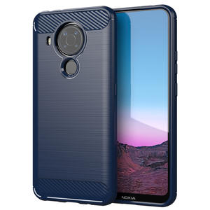 ¡Venta caliente! <span class=keywords><strong>Funda</strong></span> trasera de TPU <span class=keywords><strong>para</strong></span> teléfono <span class=keywords><strong>Nokia</strong></span>, cubierta de fibra de carbono de alta calidad con patrón de cepillo <span class=keywords><strong>para</strong></span> móvil <span class=keywords><strong>Nokia</strong></span> 5,4, 3,4, 2,4 - Product Image 4