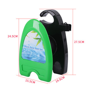 Huabangshi Micro Hose Reel Set Wall Mountable PVC <b>Garden</b> Watering <b>Tool</b> Holder For Car Washing And Plant Irrigation - Product Image 5