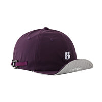 Gorra de Béisbol Bordada con Letra B Personalizada, Unisex, Estilo Retro, Plegable, Ajustable, de Algodón, Protección Solar, Venta al Por Mayor