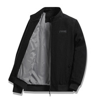 Nouveau manteau en velours côtelé hommes coupe-vent à la mode veste hommes col montant laine d'agneau thermique coton-rembourré vêtements
