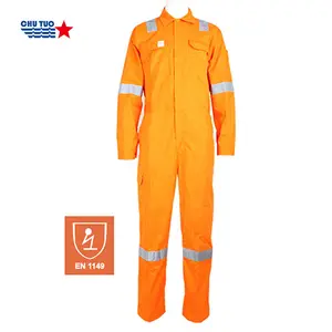 Best sale coverall workwear design working coveralls 100% cotton men worker marine crew anti electro static boilersuit