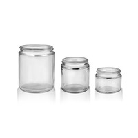 Botol Sampel Kosong Wadah Kosmetik Kaca dengan Tutup Tahan Bocor Makeup Sampel Wadah BPA Gratis Toples Pot untuk Kosmetik