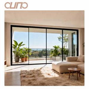 Ouna Heavy-Duty Moderne Energiezuinige Schuifdeuren Externe Dubbele Glazen Glijbaan Patio Deuren En Ramen Voor Thuis - Product Image 1