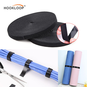 Organizer kabel, dapat digunakan kembali poliester nilon warna kustom, kait dan kabel <span class=keywords><strong>Loop</strong></span> untuk perlengkapan rumah taman kantor - Product Image 5