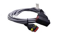 Kabel Konektor Harness 4P/8P/16P/24P/48P ISOBUS Otomotif Inti Tembaga Berperingkat IP67 Bahan PVC