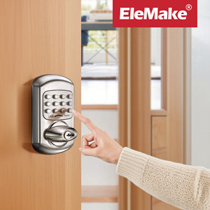 Çinko Alaşımlı Basmalı Düğmeli Kilit Açmaya Dayanıklı Üç Anahtarlı Kilit, Çoklu Daire Blokları Ortak Giriş Kutusu için 2 Yıl Garantili - Product Image 2