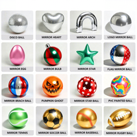 Ballon miroir sphérique géant en PVC pour décoration d'événements, boule disco gonflable brillante, fournisseur de ballons gonflables brillants