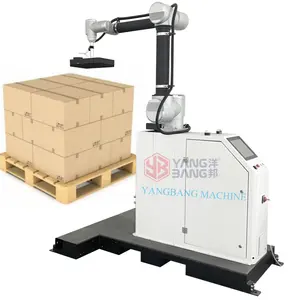 YB Automatic Collaborative Robot Palletizer For Carton Case Cardboard Box Robotic Stacking Machine 25kg 35kg