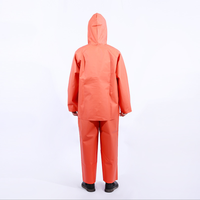 Wasserdichter, strapazierfähiger 0,6 mm PVC-Twill-Angelanzug für Erwachsene – Schutzkleidung für schlechtes Wetter – Marine-Arbeitskleidung Jacke Latzhose Camping
